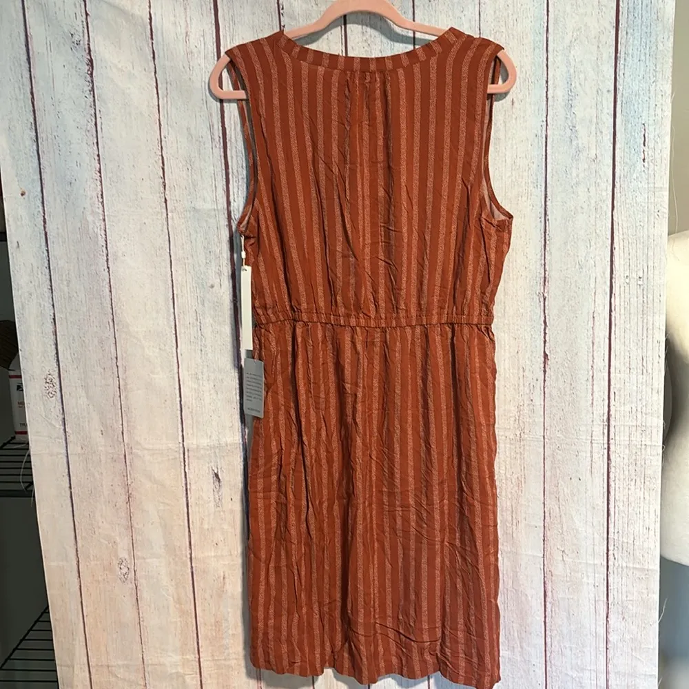 NWT Caslon Stripe Print Sleeveless Dress - Image 12