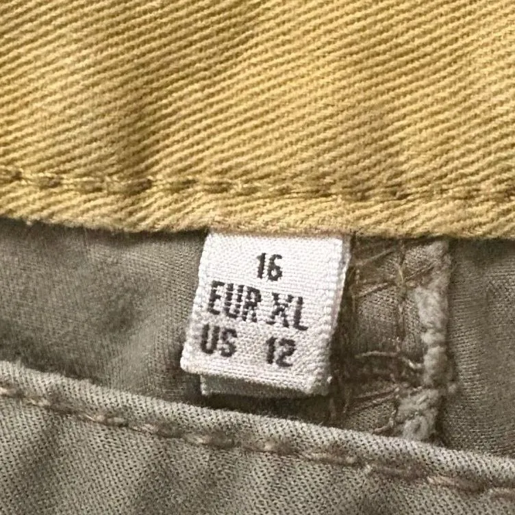 Joules‎ Hester Tapered Leg Cargo Pants Antler Olive Green Y2K Grunge US Size 12 - Image 6