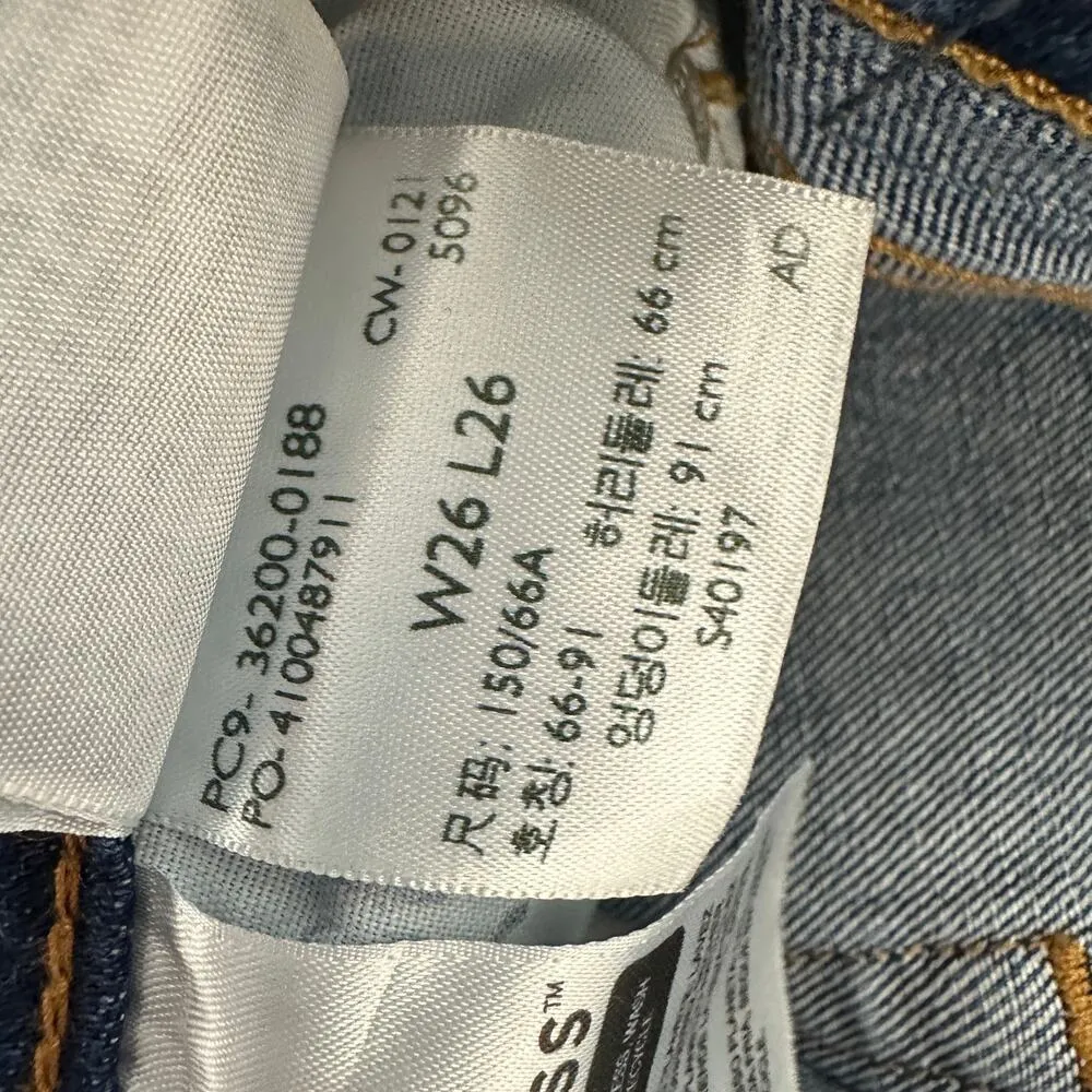 Levi's Premium 501 Original Cropped Womens Jeans High Rise Blue W 26  L 26 NWT - Image 11