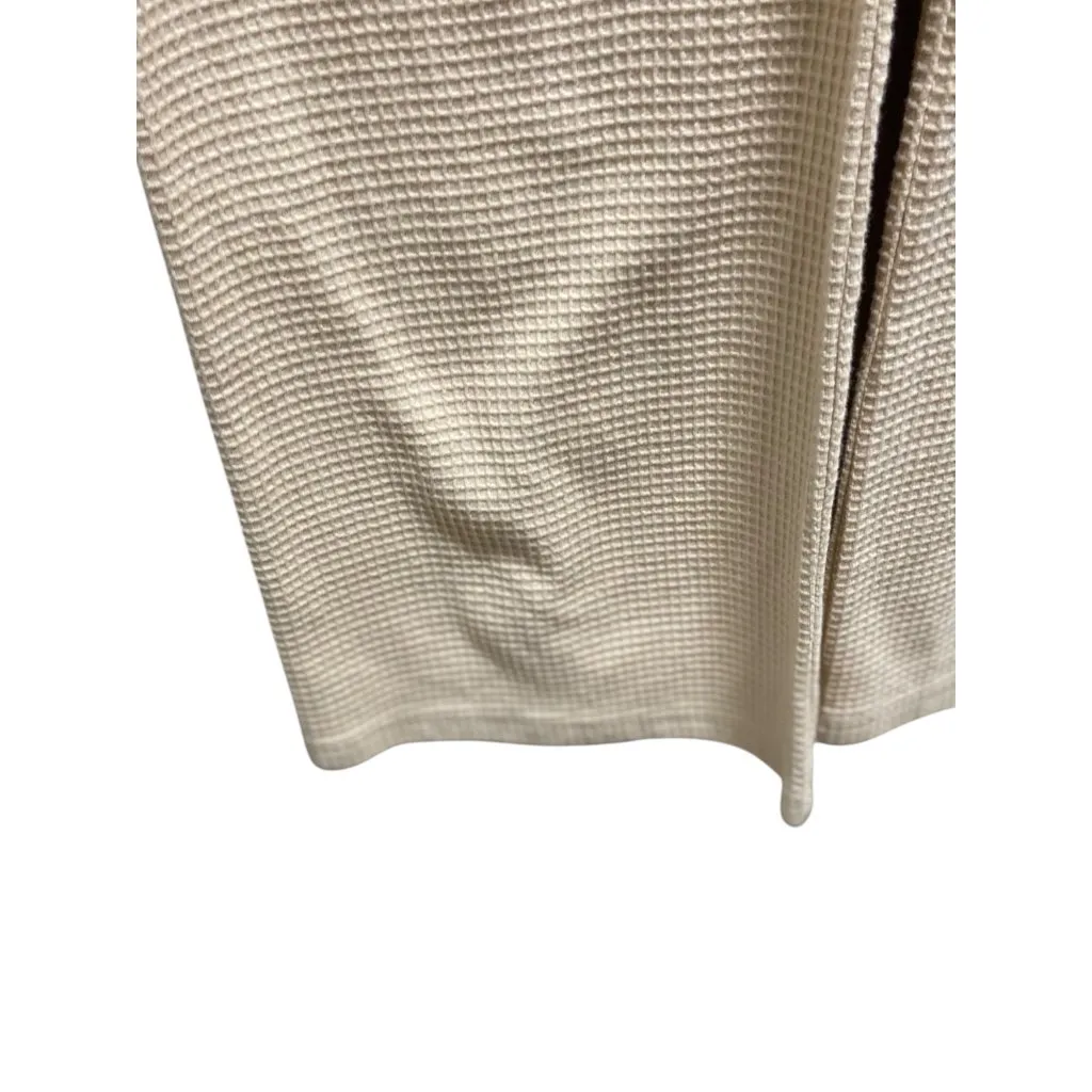 Rhythm Light Layers Waffle Trouser Pants Cream Size 10 - Image 10