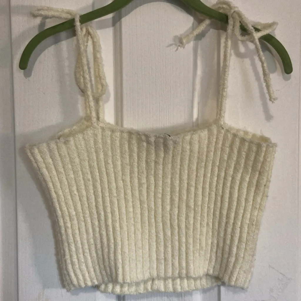 Pretty Garbage sweater crop Size L - Image 3