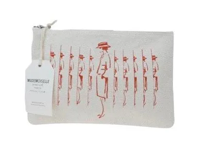 Authentic Brand NEW with tags  Mademoiselle Prive Exhibition Tokyo 2019 Canvas Pouch Clutch purse - Image 4