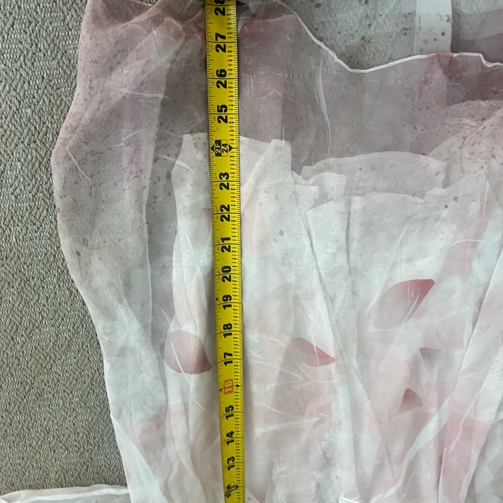 Martina Innocenti Women's White Italian Made Flowing Tunic Top Size undefined - Image 7