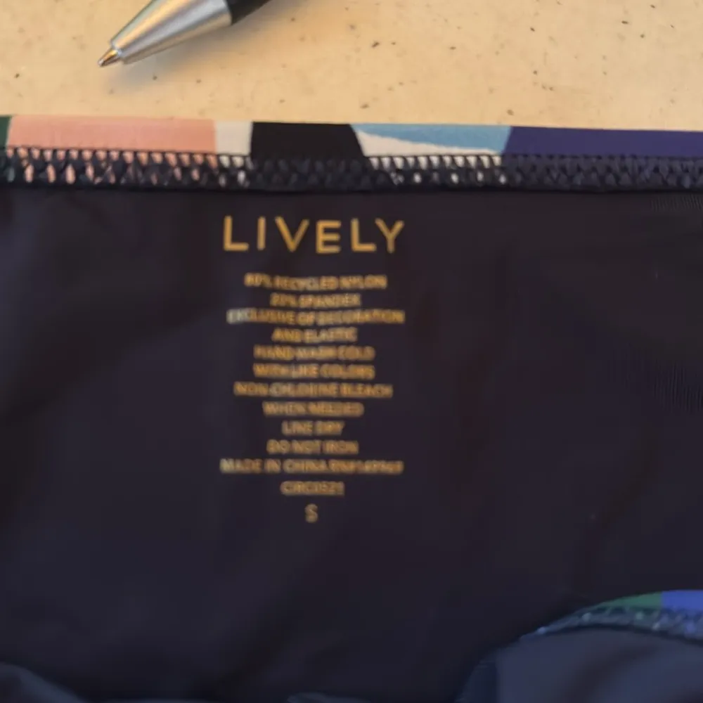 NWT LIVELY Straight Up Halter & Bikini Swim Bundle Size Small Blue - Image 7