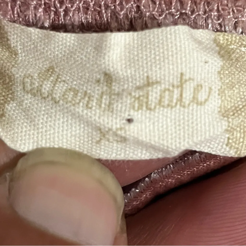 Women’s‎ Altar’d State Fairycore 90s Velvet Long Sleeve Crop Top Womens Size XS - Image 4