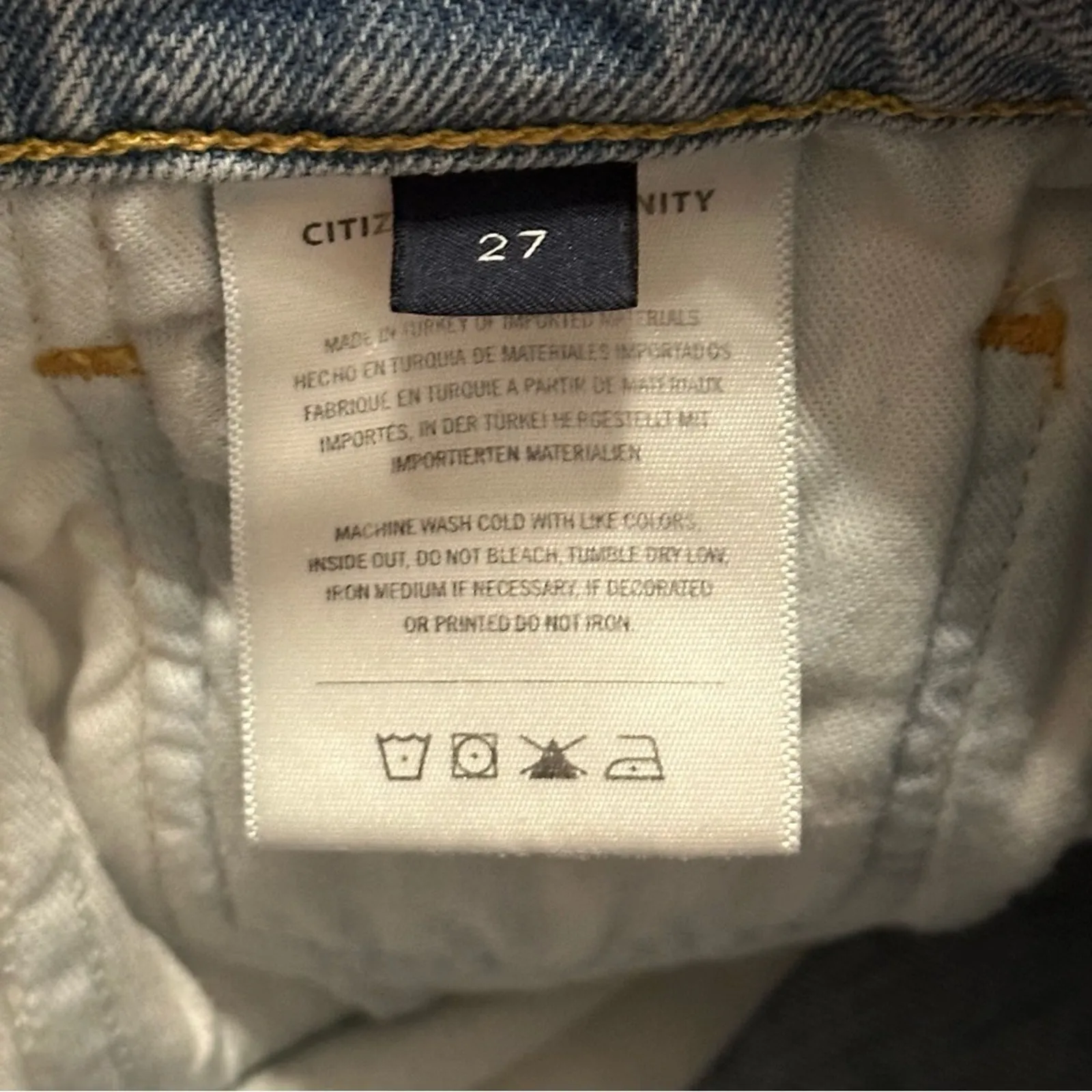 Citizens of Humanity Women’s Size 27 Light Blue Wash Charlotte Cropped Jeans - Image 7