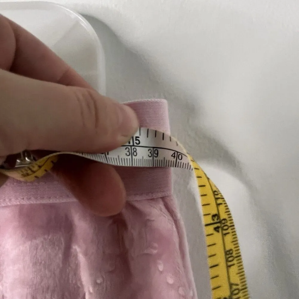 JUICY COUTURE Sleepwear Velour Shorts Style 1 Pair Size Medium Pink - Image 5