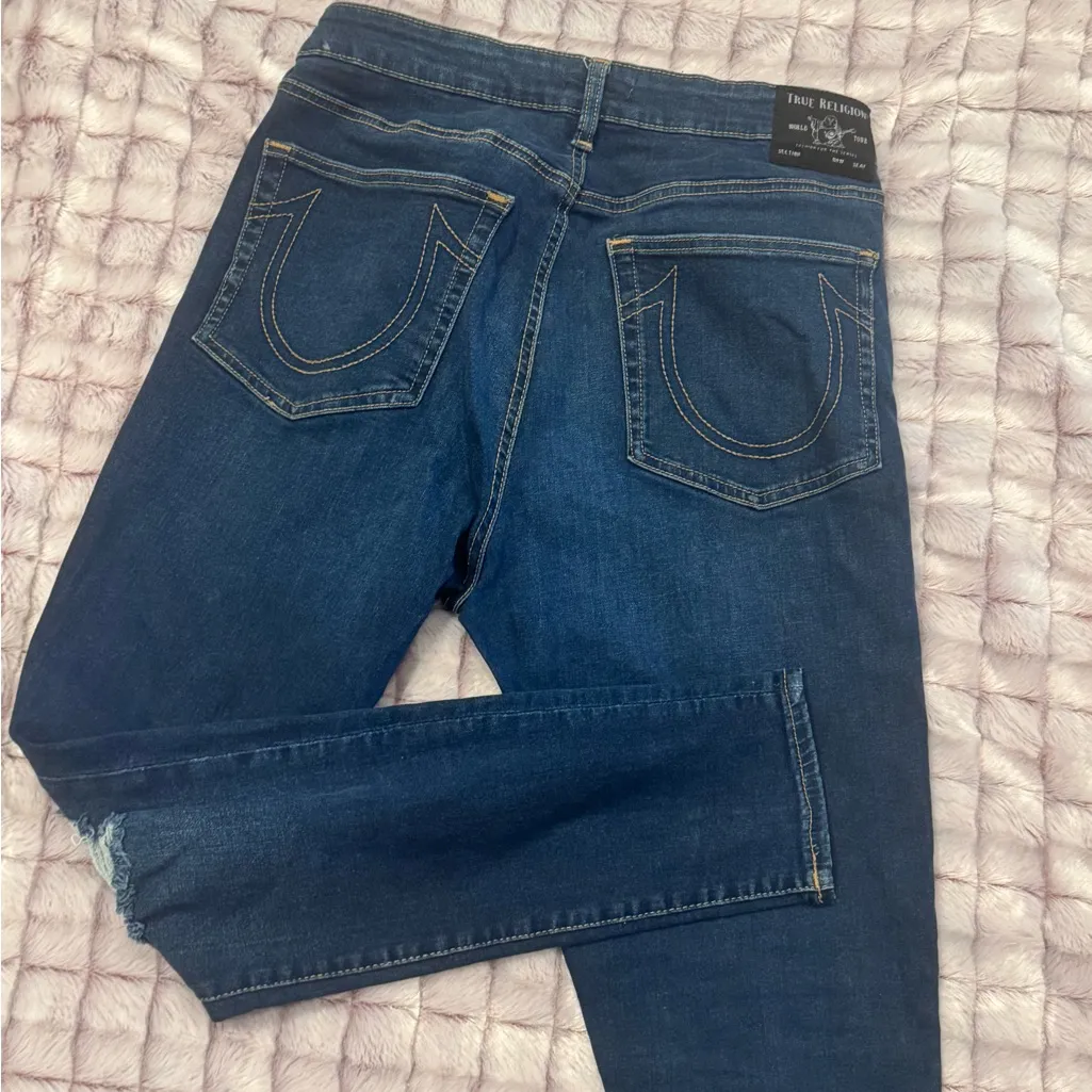 True Religion Jeans Womens  JenniCurvy Mid Rise Super Skinny Stretch Sz 30 - Image 3
