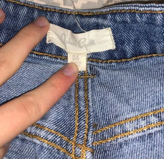 John Galt dark denim shorts - Image 3