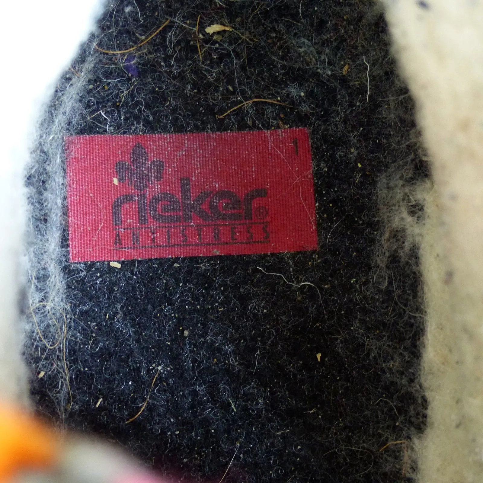 Rieker Felicitas Boots Women 41 9.5 Blue Faux Leather Knit Cuff Ankle Z6784 - Image 14