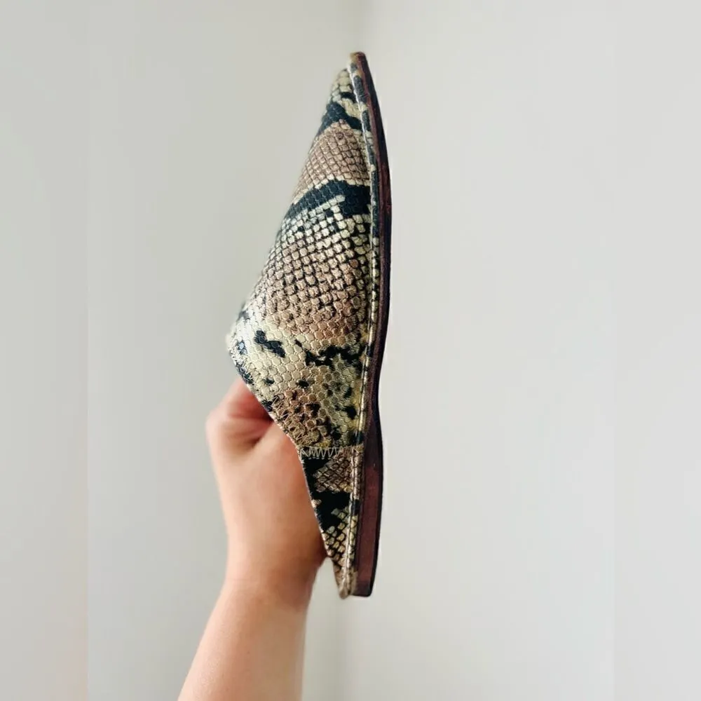 ROLAND SHOES ITALIAN LEATHER EURO SIZE 38 Silver - Image 5