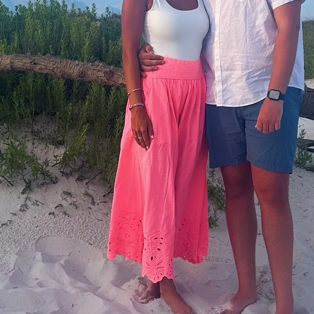 Farm Rio Eyelet Maxi Skirt XS - Image 3