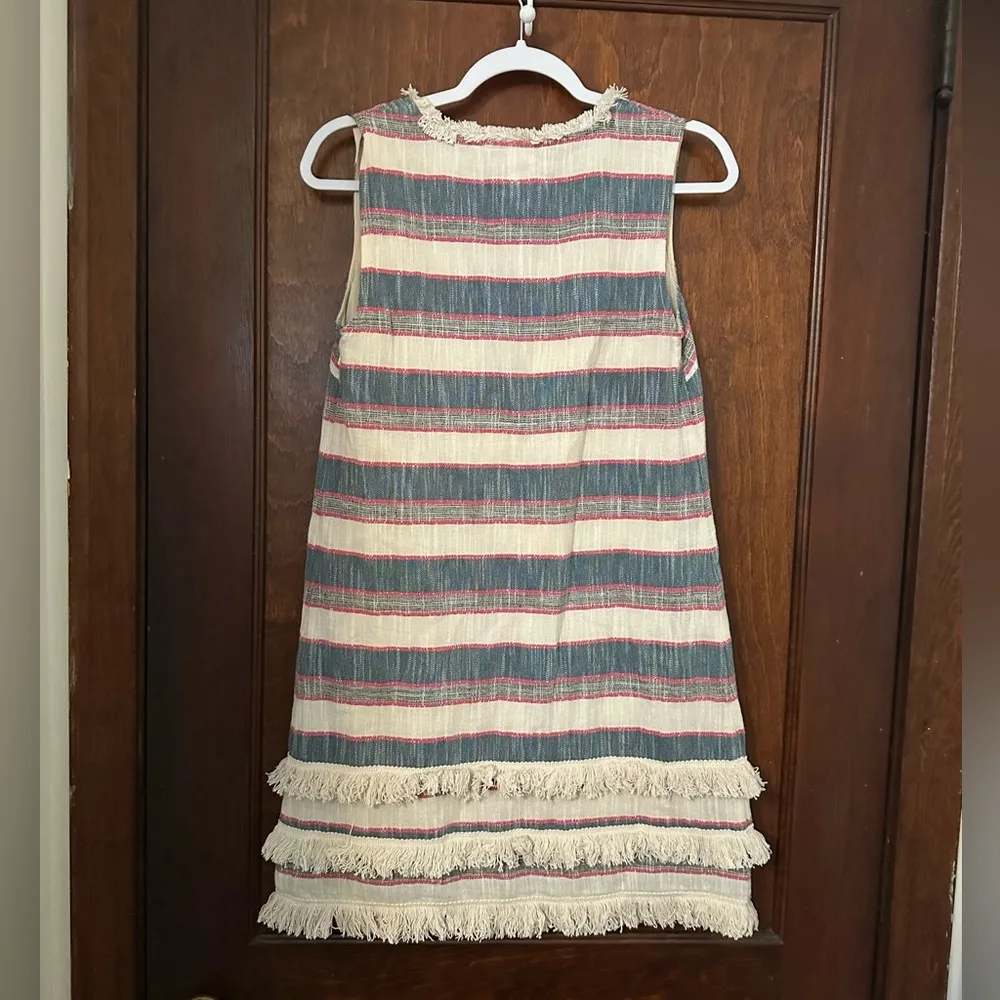 Anthropologie Holding Horses Cotton Fringe dress size 4 - Image 3