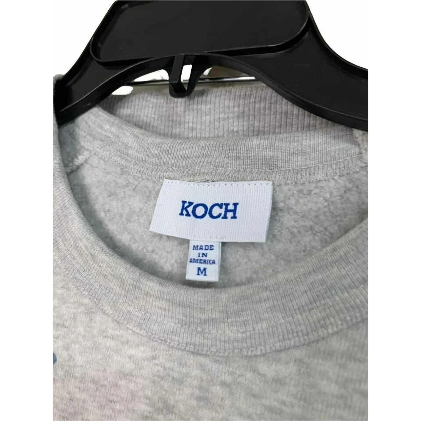 Koch women's heathered‎ gray butterfly lounge jogger set Size Medium - Image 2