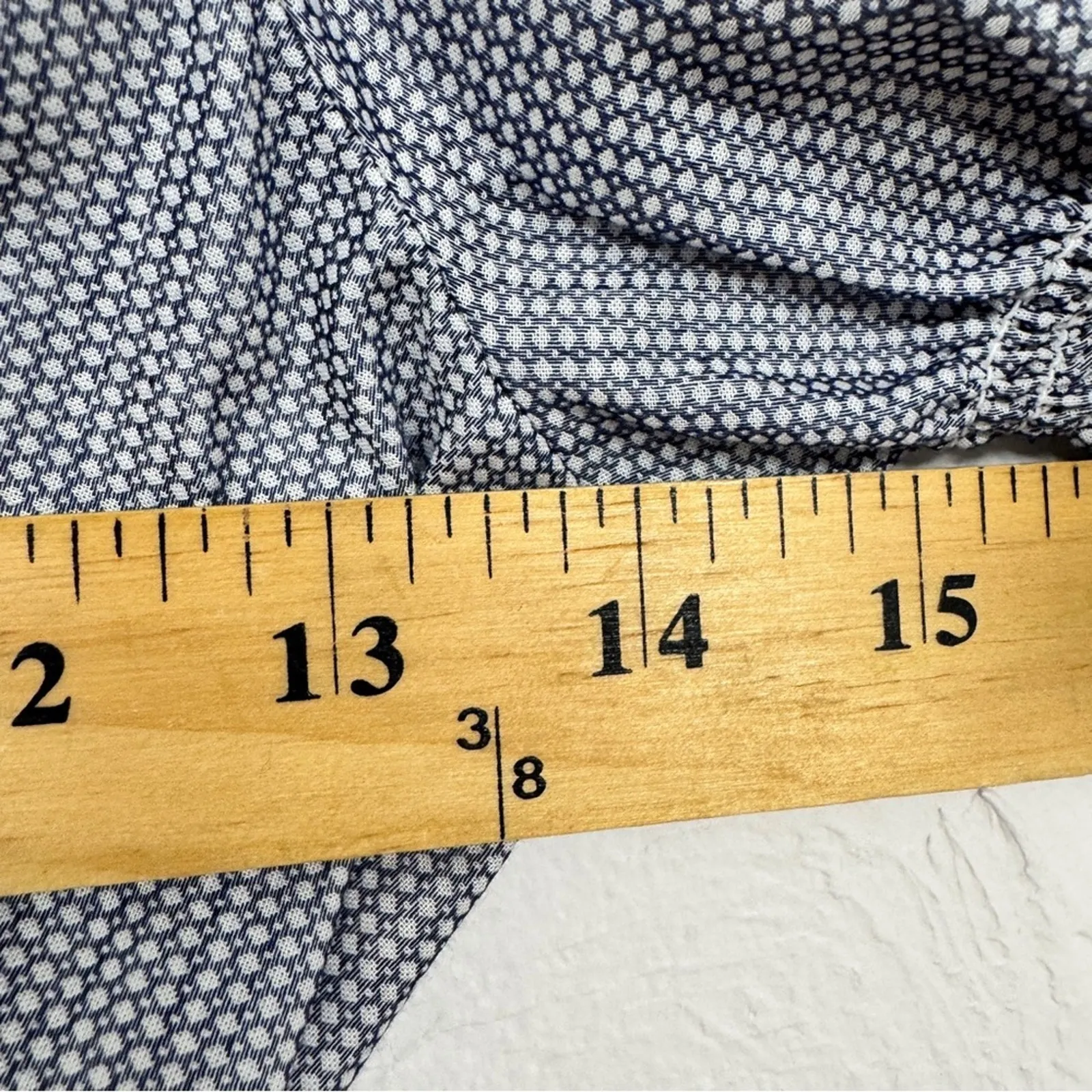 Gal Meets Glam Blue Micro Plaid Midi Dress Womens 00 Belted Trad Wife Classic - Image 7