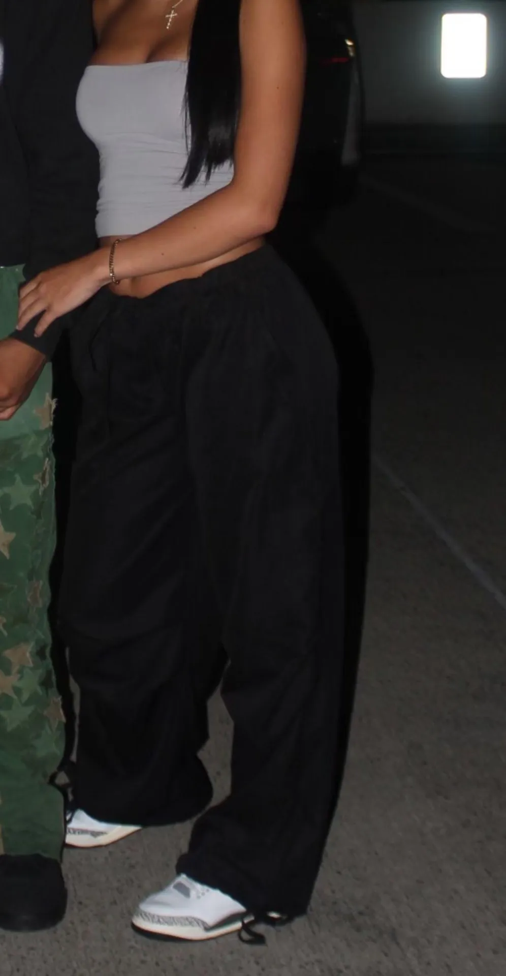 Black Parachute Pants - Image 2