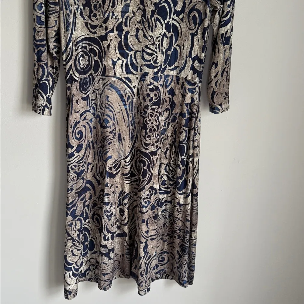 Peruvian Connection paisley printed Amelia Dress Medium - Image 9