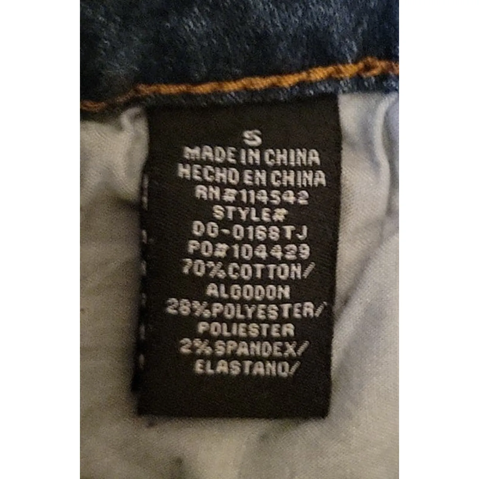 Raw Hem Denim Mini Skirt Western Y2K 90's Festival Country Rodeo Utility Size‎ 5 - Image 5