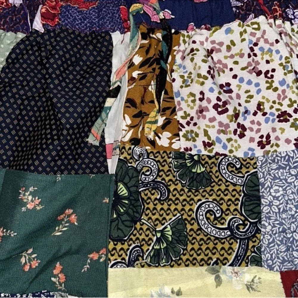 Women's Elastic Waist Patchwork Shorts. - Image 5