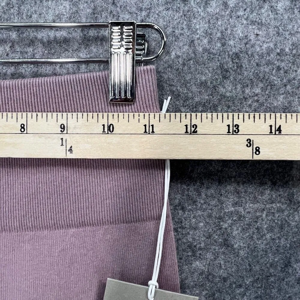 Everlane High Rise Seamless Leggings Womens XS-S Purple Stretch Yoga Pilates Gym - Image 5