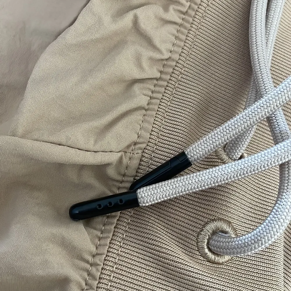 Nike Essential Woven High Rise Pants Womens Large Beige Baggy Joggers Size XXL - Image 7