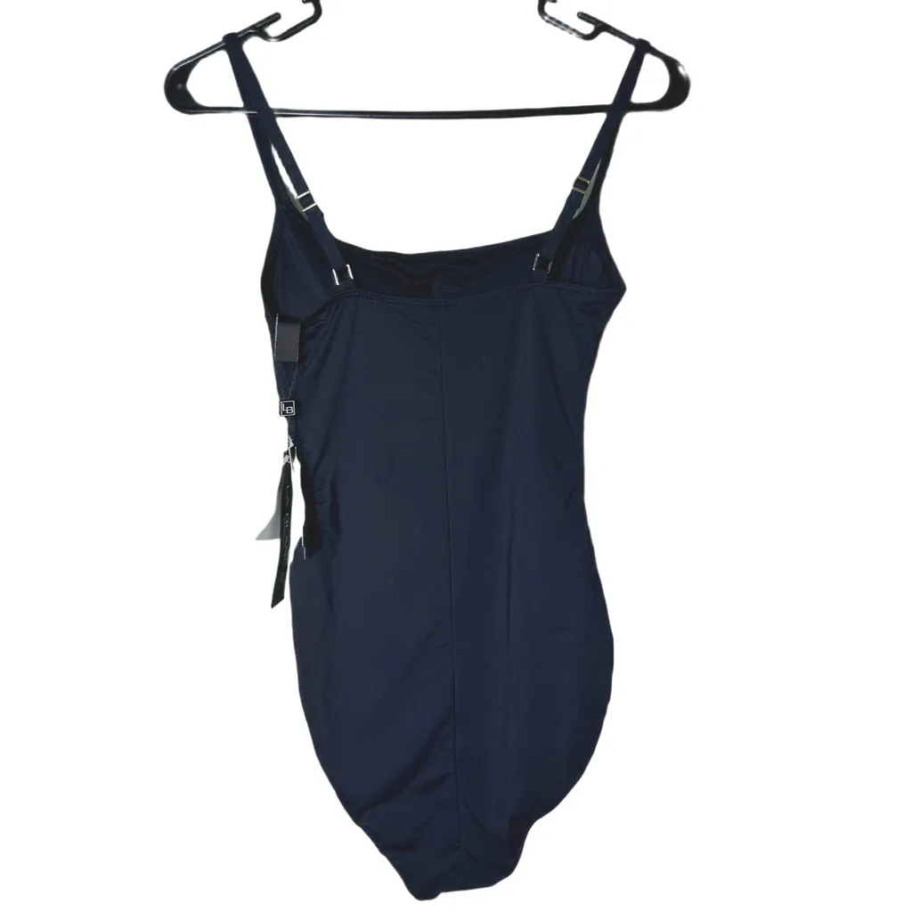 NWT La Blanca‎ Black Island Goddess One Piece Swimsuit - Size 6 - Image 6