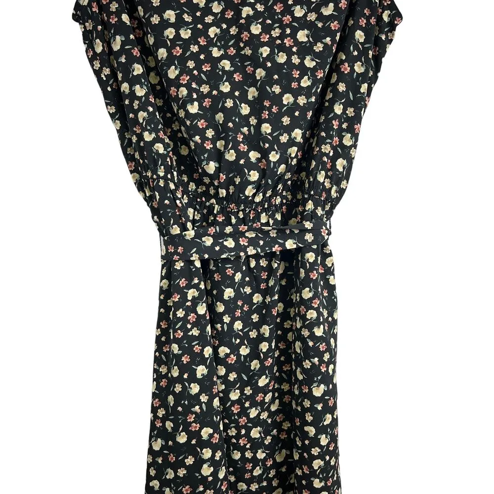 Staccato Floral Fall Sleeveless Tie Maxi Dress Women Size S Preppy Cottage Boho - Image 14