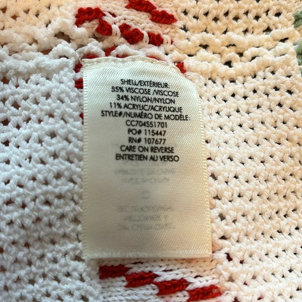 Alice and Olivia Womens Striped Crochet Knit Scoop Neck Tank Top - Image 5