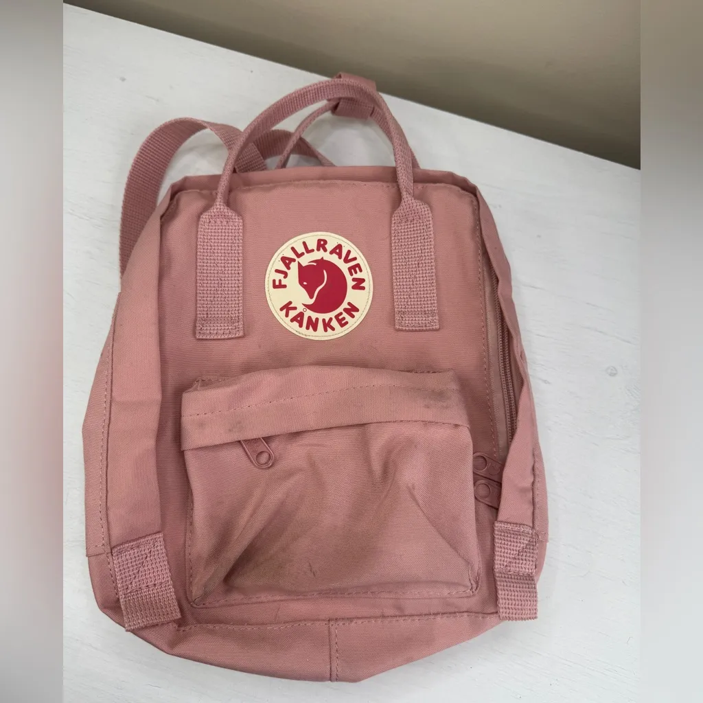 Fjallraven Kanken Mini Pink Backpack - Image 15