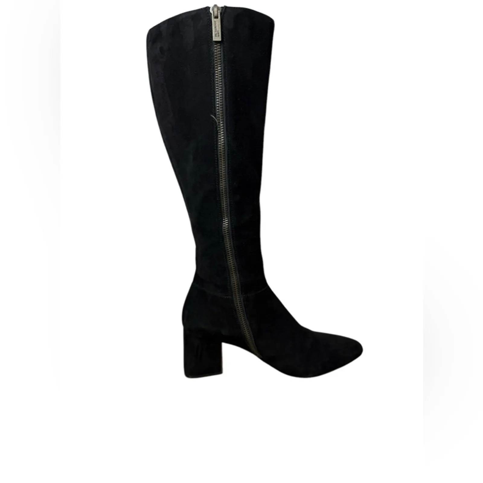 Jil Sander Black Suede Mid Calf Boot Size 36 or US 6 - Image 2