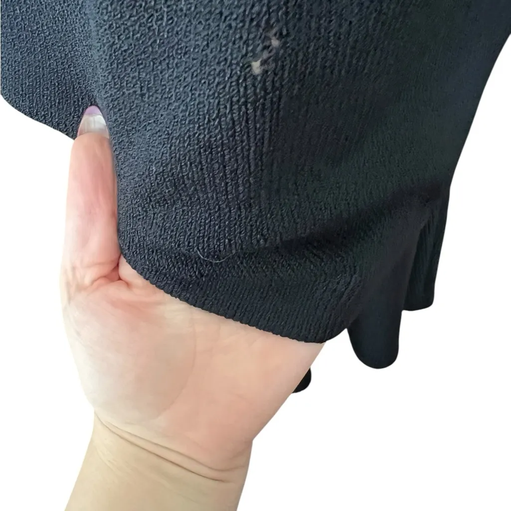 ST. JOHN COLLECTION Black Santana Knit 2-Piece Set Blazer & Skirt Size M - Image 6