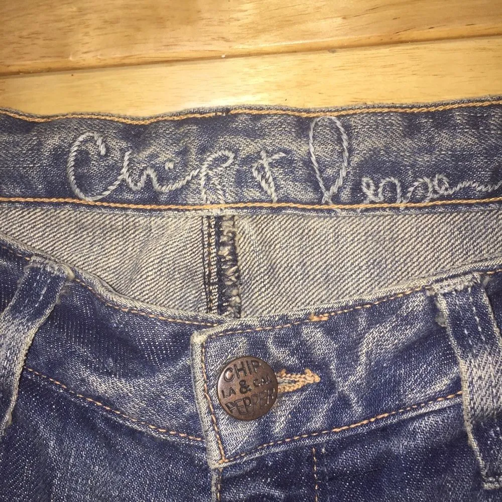 NWT Chip & Pepper Distressed Bootcut Jeans W32 L34 - Image 5