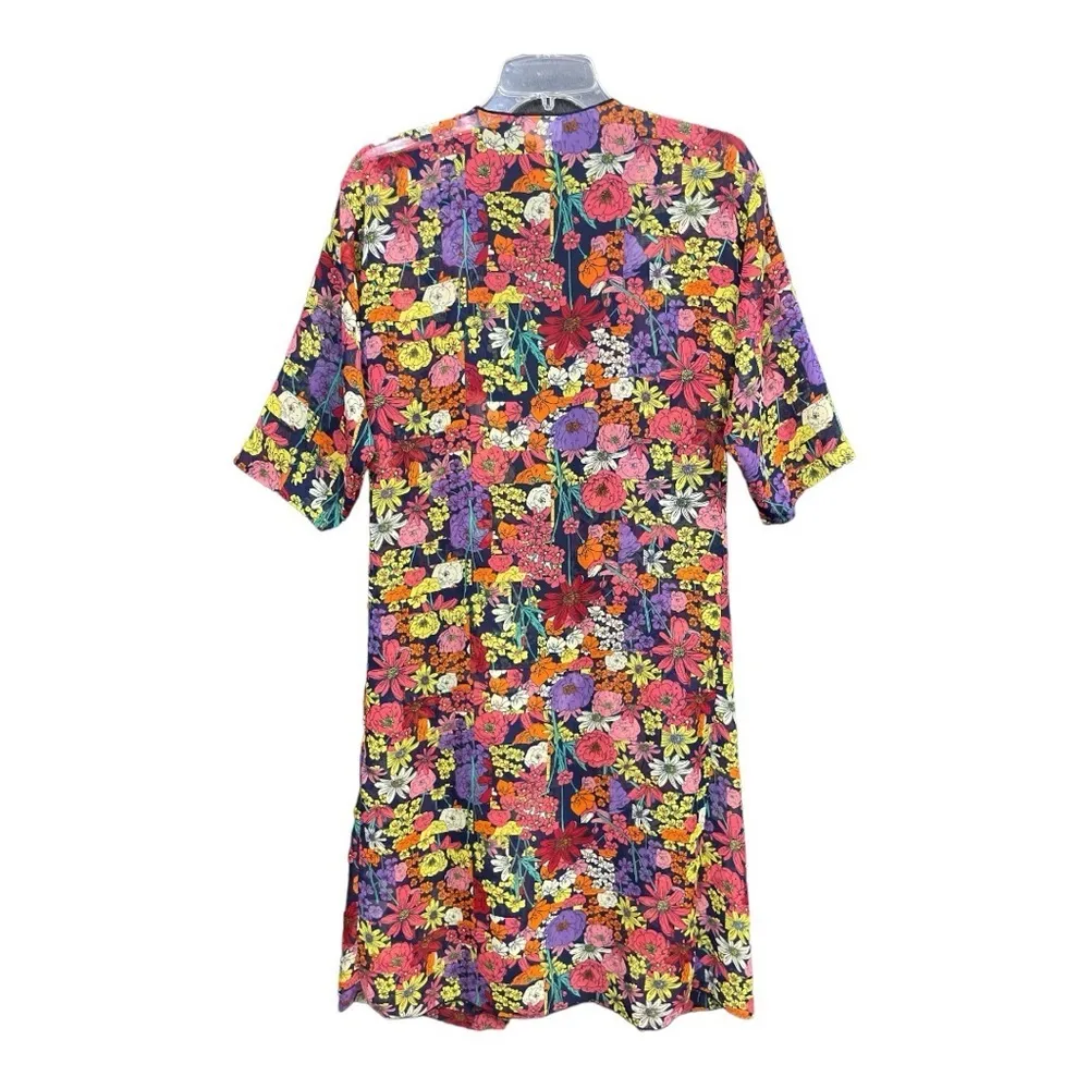 LuLaRoe Waterfall Kimono, Sheer, Vibrate Floral Design Size S - Image 2