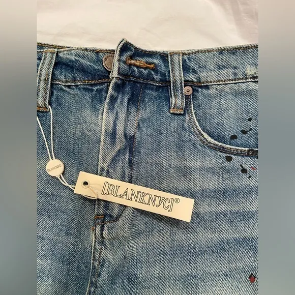 BLANK NYC NWT, graffiti shorts Free‎ People 28,  throwback - Image 7