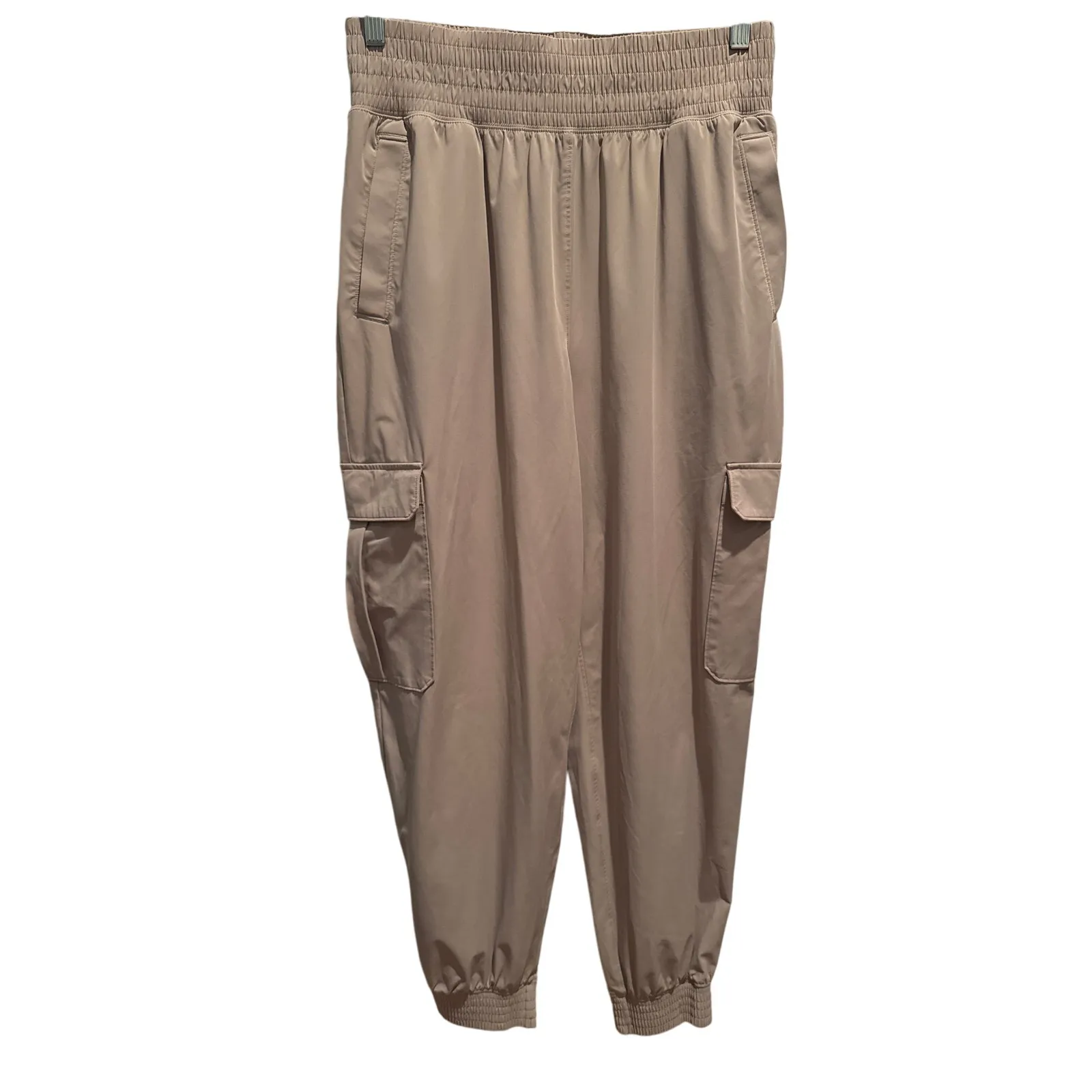 Abercrombie YPB Deep Motion Tek Cargo Jogger Pants Ultra High Rise large - Image 2