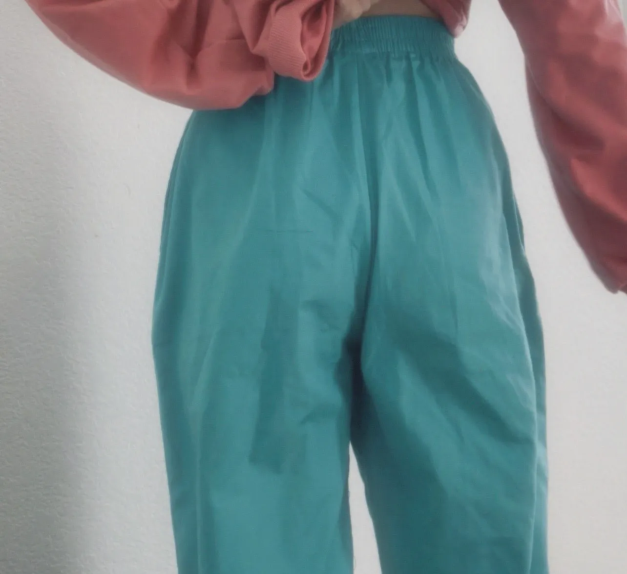 Teal Blue Scrub Pants ᐢᴗ͈ ᴗ͈ᐢꕀ♡ Size XS - Image 4
