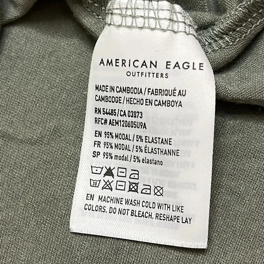 American Eagle Outfitters soft and sexy camouflage v-neckline short sleeve shirt - Image 10