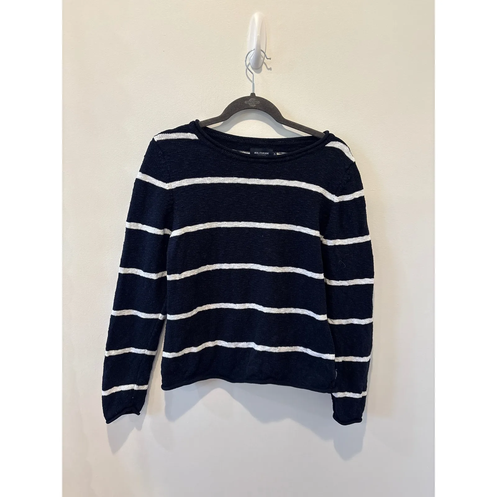 Holebrook Hjördis Boatneck Sweater Size Medium Blue - Image 2