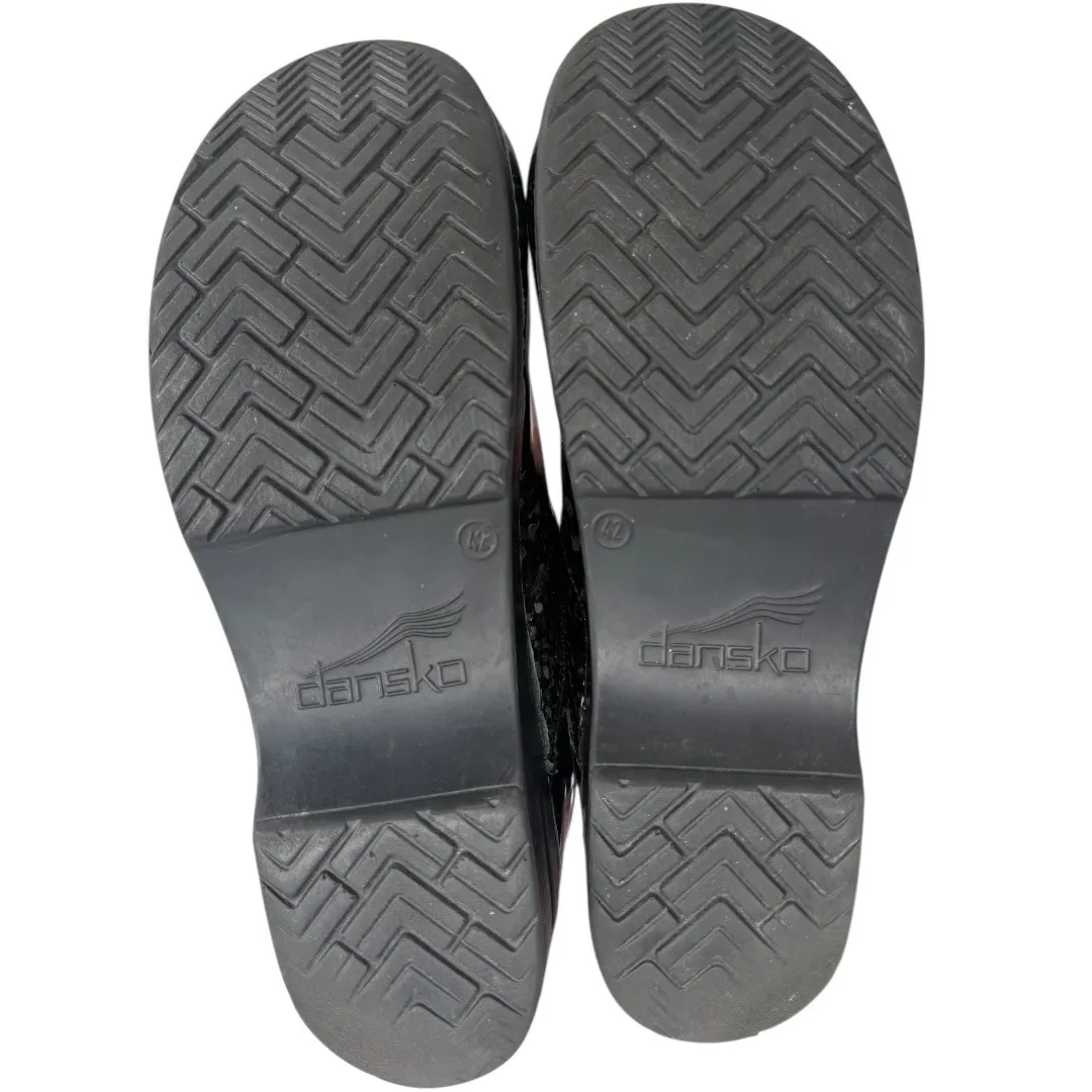 Dansko Women's Professional Pewter Leopard Clogs Shoes Size 12 (EU42) Work - Image 12