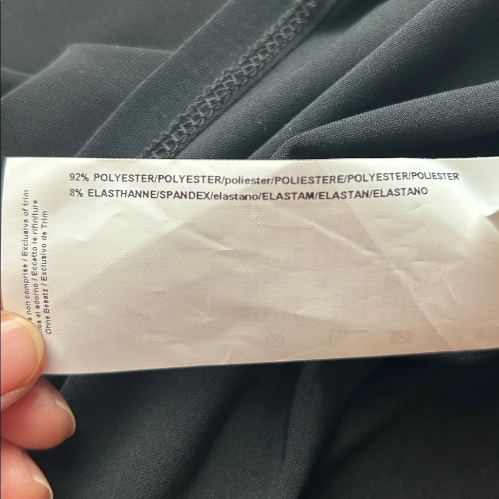 Joseph Ribkoff Black Cold Shoulder Mock, Neck Tunic,Size 8 - Image 10