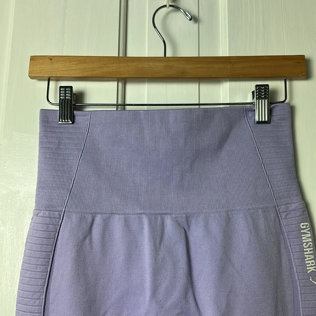 Gymshark Women's  Lilac Pastel
Purple Seamless Energy Leggings - Image 7