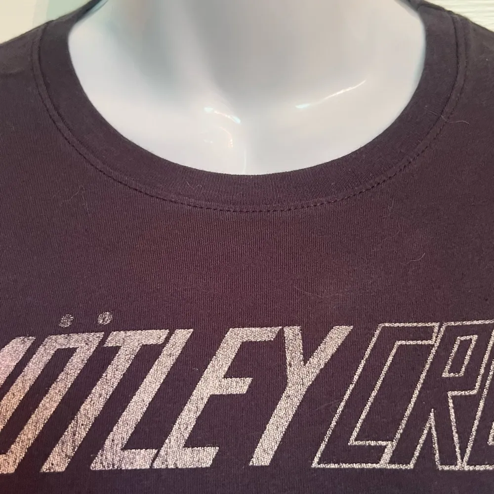 Prince Peter Mötley Crüe Vintage Graphic Tee Sz XS Black - Image 3
