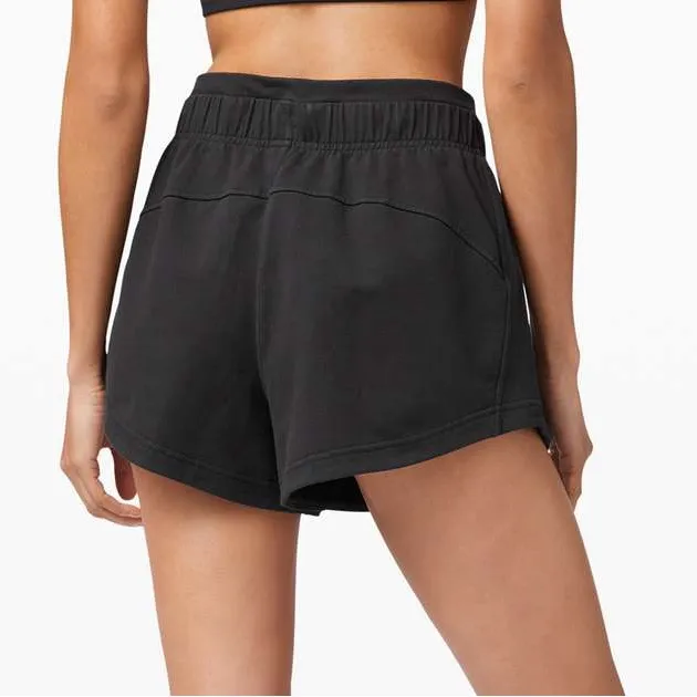 Lululemon Inner Glow Short 3" *Terry Black Size 4 - Image 2