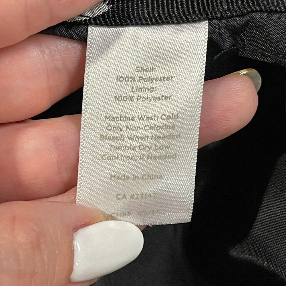 RSVP By Talbots Dress Ankle Hampshire Pants Black Swans High Waisted Size 4P - Image 13