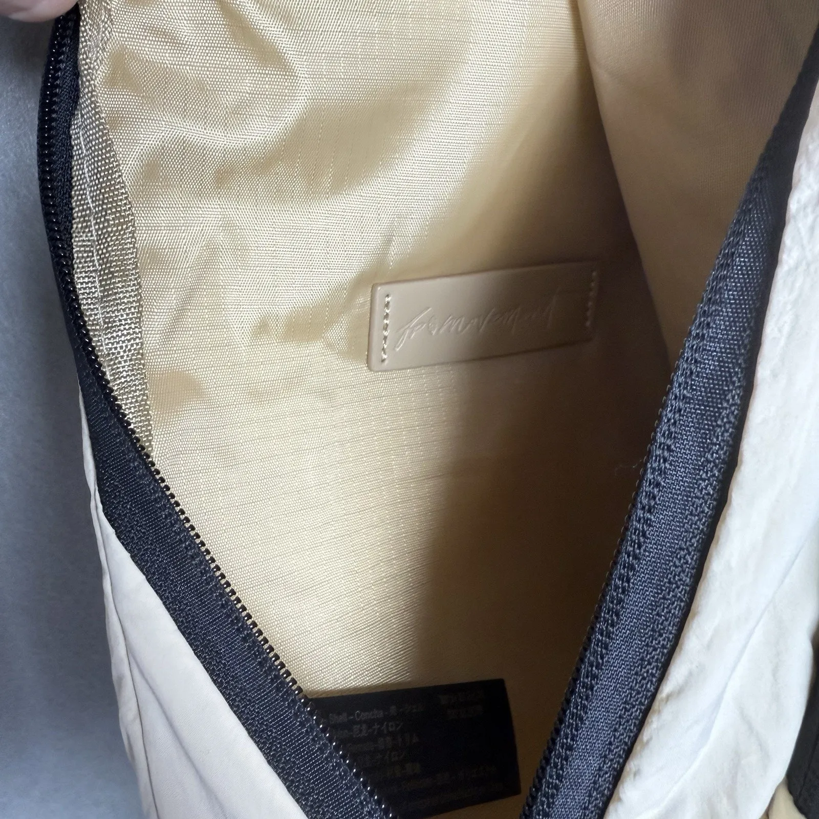 Free People Movement Women's Beige Adjustable Padded Strap Crossbody Sling Bag - Image 6