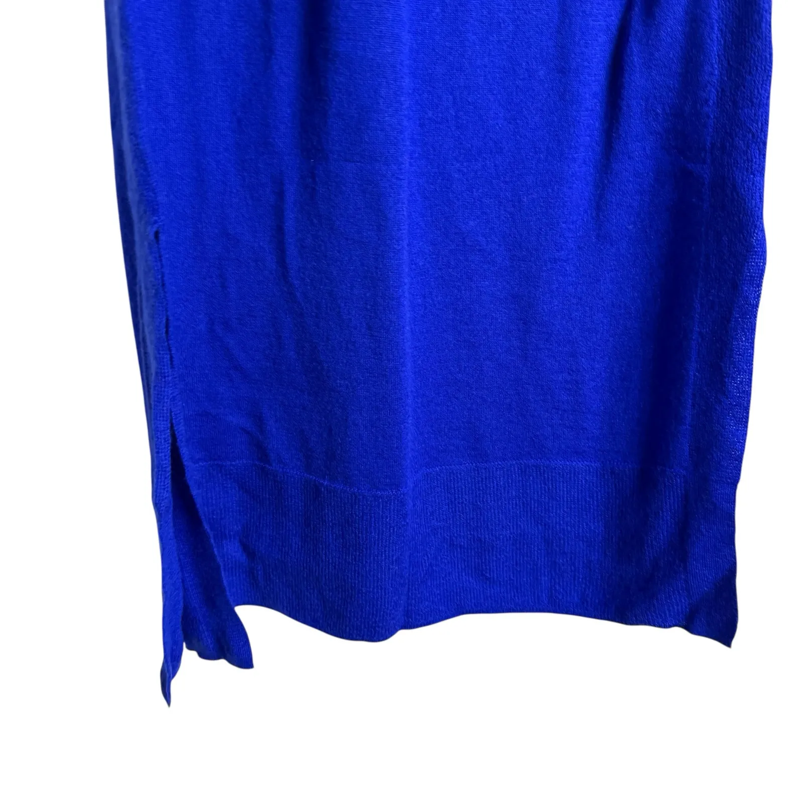 Equipment Rachida Surrealist Blue Cashmere Knit Sleeveless Maxi Dress Size XXS - Image 9