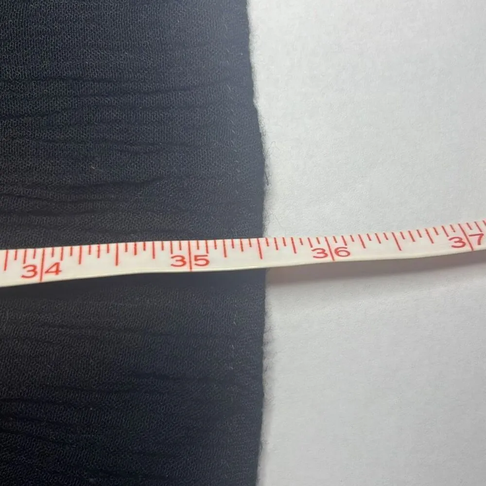 Staring at Stars Black White Embroidered Babydoll Dress Medium Boho Whimsygoth - Image 7