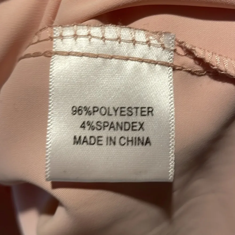 Birdy Grey- Pale Pink Ruffle Sleeves and Hem Nightgown Robe with Belt- Size M/L - Image 8