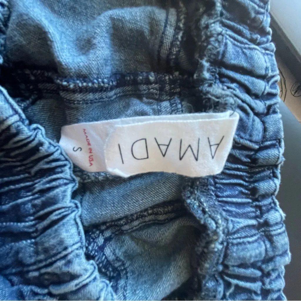 Amadi‎ Patchwork Jeans Blue Size 4 - Image 6