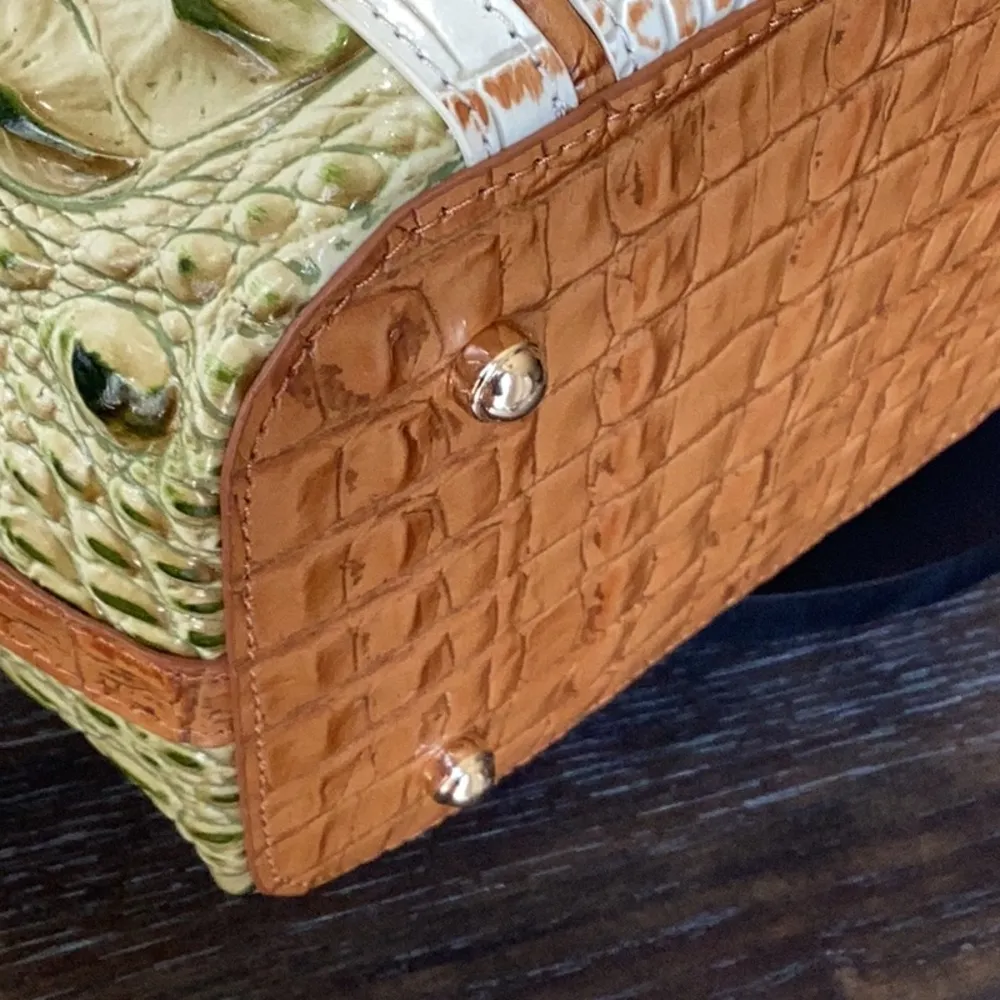 Brahmin Medium Asher Fern Williamette Leather Tote Bag - Image 8